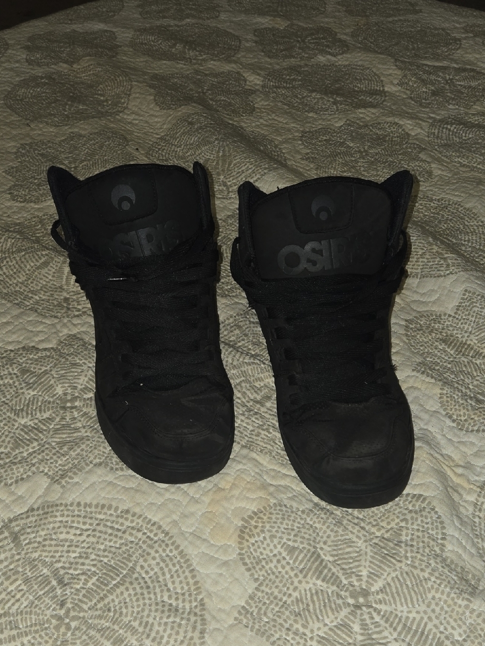Osiris Black High-Top Skate Shoes